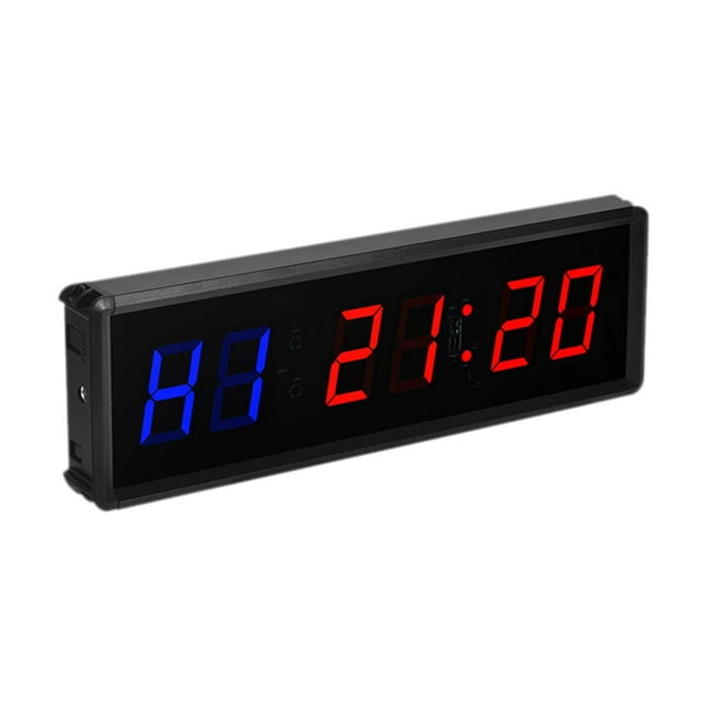 1.5'' Digital Interval Timer Timer Stopwatch Fitness Clock Down/ Plug