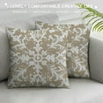 thumbnail image 3 of FUMJ Boho Pillow Cover,Carpet Pattern Throw Pillows Case,Brown Beige White Ethnic Design Outdoor Decorative Square Farmhouse Decor Cushion Covers for Home Sofa Bed Couch, 3 of 5