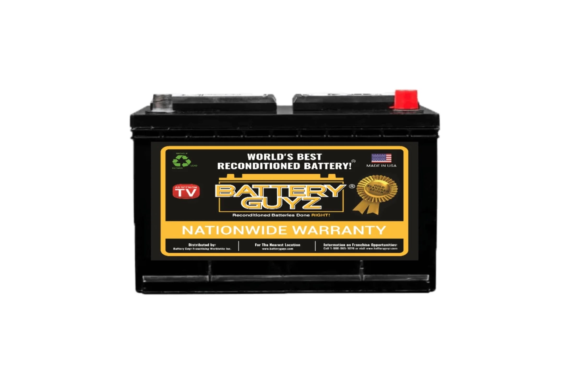 Battery Guyz Reconditioned Platinum Lead Acid Automotive Battery, Group