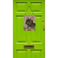 thumbnail image 2 of Carolines Treasures SS4063DS1216 French Bulldog on Faux Burlap with Pine Cones Wall or Door Hanging Prints 12WX16H, 2 of 2