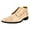 Beige, variant on Mens Ankle Boots Genuine Leather Lizard Print Dress Shoes, Beige