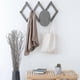 thumbnail image 3 of 10 Rusty Gray Wood Retractable Accordion Nail Hangers, 3 of 4