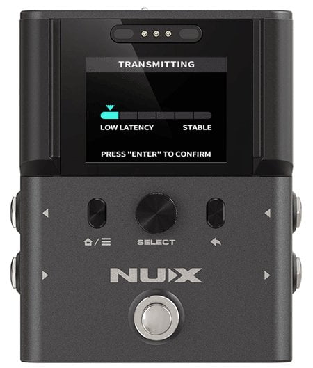 NUX B-8 Professional 2.4GHz Guitar Wireless System - Black