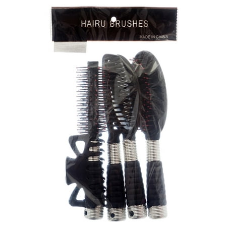 New 325208  Hair Comb Set 4Pc Blk Jj-1331 (24-Pack) Beauty Supplies Cheap Wholesale Discount Bulk Health & Beauty Beauty Supplies Bud (Best Wholesale Hair Suppliers)