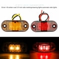 thumbnail image 5 of Luz lateral para camión Piranha de 2 LED, luz lateral para camión de 12 V a 24 V, presión amplia, 5 of 5