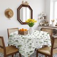 thumbnail image 3 of Sage Green Polka Dot Table Cloth Waterproof Tablecloths, Modern Art Abstract Watercolor Dot Tablecloth Dining Table Cover for Kitchen Party Tabletop Outdoor, Square Tablecloth 60x60 Inch, 3 of 9