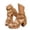 Brown, variant on AJGRHE Women's Sandals Summer Heel Sandals Strappy Open Toe Platform Shoes High Heels For Dressy Occasions Brown 36