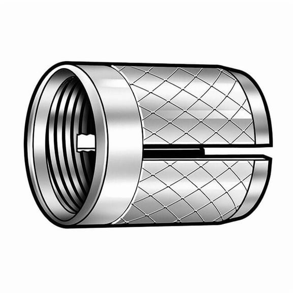 E-Z Lok Press Insert,SS,#4-40,Flush,PK10 240-004-CR-PK10