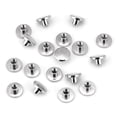 thumbnail image 3 of Leather Belt Repair Rivets,20Pcs/set Brass Threaded Flat Brass Rivets Flat Head Screw Rivets Rapid Response, 3 of 14