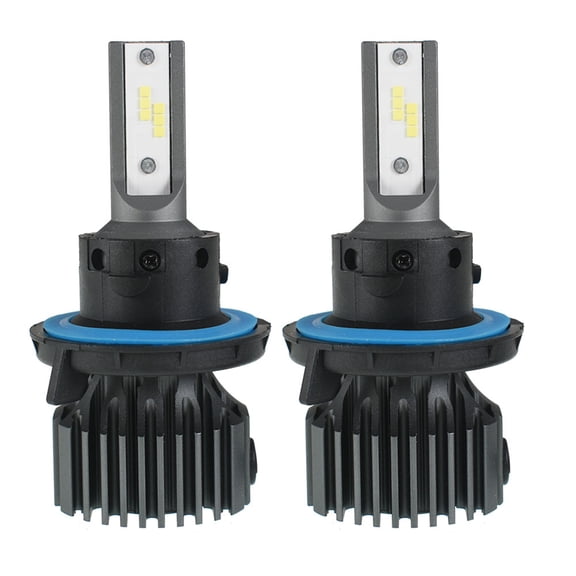 LABLT 2Pcs H13/9008 LED Headlight Bulbs 50W 6000LM 6000K Bright White