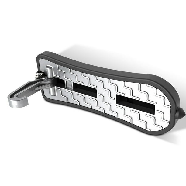Estribos universales Kenally para coche puerta Exterior SUV pedales plegables de aleación de aluminio Plata