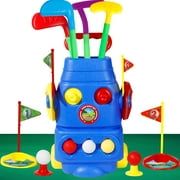 Kids Golf Set Toys for Boys Girls 3-6 Years Young Junior Golf Club Set Sports Kit