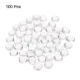 thumbnail image 3 of Canicas de Vidrio Planas Decorativas Uxcell 12-14mm Relleno de Jarrón Transparente para Decoración, 100Pcs, 3 of 6