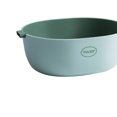 thumbnail image 4 of Cesta de drenaje de frutas y verduras, cesta de drenaje de cocina, cesta de drenaje doble con asa, cesta con orificio de drenaje cruzado, funcionalidad inteligente, 4 of 5