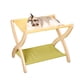 thumbnail image 1 of Cama elevada para gatos, hamaca de madera extraíble y transpirable de doble capa para gatos y cachorros, 1 of 12
