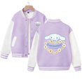 thumbnail image 2 of Sanrios Kawaii Anime Cinnamoroll Linda chaqueta de mujer de dibujos animados primavera otoño nuevo uniforme de béisbol deportivo suelto regalo de cumpleaños, 2 of 4
