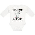thumbnail image 3 of Inktastic Midwife Mom Baby Girls Long Sleeve Baby Bodysuit, 3 of 5