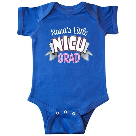 

Inktastic Nana s Little Nicu Grad in Pink with Banner Gift Baby Boy or Baby Girl Bodysuit