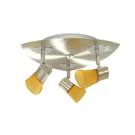 

Jesco Lighting CET3204AM Triangle Canopy 3-lite Amber