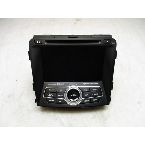 Pre-Owned 2012 Hyundai Sonata Radio Receiver CD Player Navigation Display Screen OEM - Verify Specific Vehicle Fitment In Description - (Good)