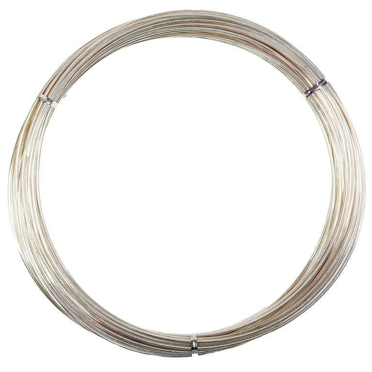 30 Gauge Round Dead Soft .925 Sterling Silver Wire: Wire Jewelry