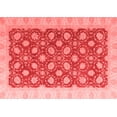 thumbnail image 1 of Ahgly Company Machine Washable Indoor Rectangle Oriental Red Modern Area Rugs, 2' x 4', 1 of 4