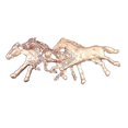 thumbnail image 1 of Exselle 246098P Three Horse Stock Pin Platinum Plate, 1 of 1