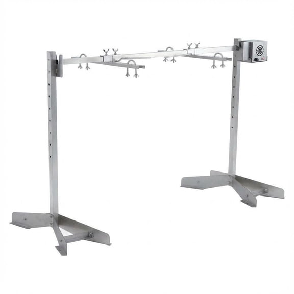 132lbs capacity stainless steel BBQ rotisserie grill kit