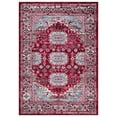 thumbnail image 2 of A2Z Amsterdam 167 Rug Red Abstract Oriental Geometric Colorful Brushed Pattern Modern Contemporary Large Dining Room Area Rug Tapis Carpet (3x5 4x6 5x7 5x8 7x9 8x10), 2 of 6