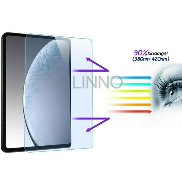 Convient pour iPad 10.2 (7e génération, 2019) [BISEN] Protection d'écran  anti-lumière bleue [protection des yeux], film flexible semblable à du  papier, anti-rayures, anti-choc, incassable, sans bulles 