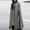 Gray, variant on Winter Coats for Women Gothic Open Front Hooded Cardigan Long Coat Solid Color Cloak Cape Winter Outdoor Jackets(Army Green,Xl)