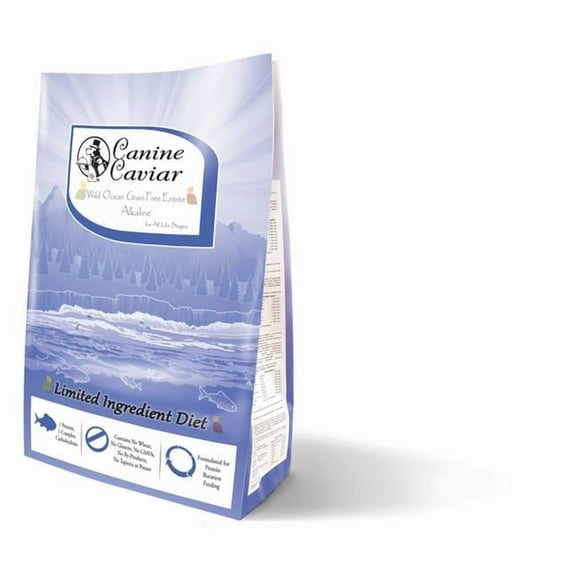 Canine Caviar Wild Ocean Alkaline Holistic Grain Free Entree All Life Stages, 4.4 pound - 8 Bags Per Bale