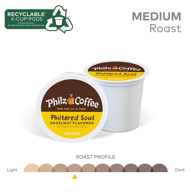 Philz Coffee, Philtered Soul Medium Roast K-Cup Coffee Pods, 10