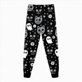 thumbnail image 4 of KPOPLK Halloween Pajamas Kid Girls Clothes Long Sleeve 2Pcs Tee/Pants Pjs Set Toddler Holiday Sleepwear Outfits,Size 7-8 Years, 4 of 9