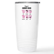 CafePress - Peppa Pig Current Mood Mugs - Insulated Stainless Steel Travel Tumbler 20 oz.