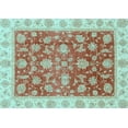 thumbnail image 1 of Ahgly Company Indoor Rectangle Oriental Light Blue Traditional Area Rugs, 4' x 6', 1 of 4
