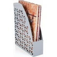 thumbnail image 2 of Mintra Office Plastic Desk Organizers 2pk (Grey, Magazine File), 2 of 3