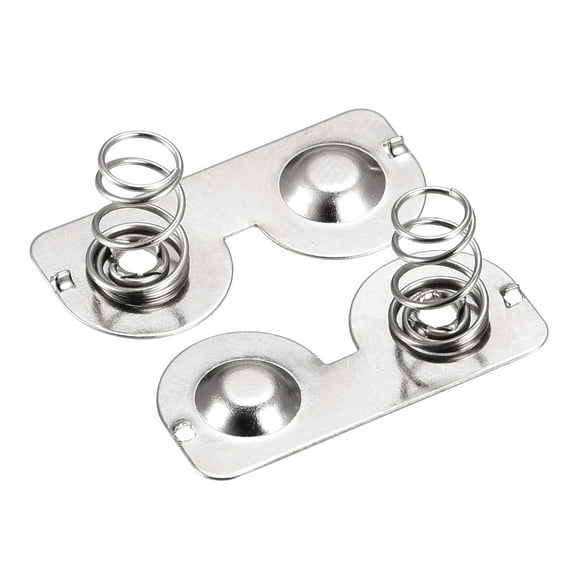 Battery Spring Plate AA Battery Contact Nickel Plate 26.5mmx12mm for DIY 10 Pcs