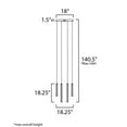 thumbnail image 3 of E21377-BK-ET2 Lighting-Hover - 18.25 Inch 408W 8 LED Pendant, 3 of 5