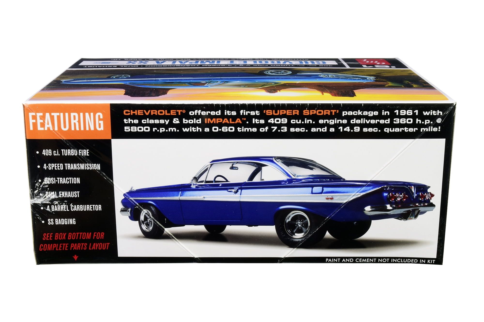 AMT 1961 Chevy Impala™ SS Plastic Model Kit, 1/25 Scale