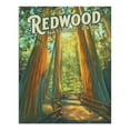 thumbnail image 2 of Redwood National Park, California, Oil Painting (1000 Piece Puzzle, Size 19x27, Challenging Jigsaw Puzzle for Adults and Family, Made in USA), 2 of 4