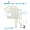 thumbnail image 3 of Beverly Hills Polo Club Boys' Thermal Underwear - 6 Piece Waffle Knit Top and Long Johns (2T-18), 3 of 8