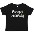 thumbnail image 3 of Inktastic Ringbearer Ring Security White Text Boys or Girls Baby T-Shirt, 3 of 5