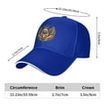 thumbnail image 5 of Crowned Eagle Unisex Adult Baseball Caps Adjustable Casquette Dad Hat Sandwich Cap Outdoors Headwear, 5 of 7