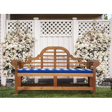 Garden Cushion Bench 3 Seater Pad Blue Chevron Marlboro Garden Cushion Bench 3 Seater Pad Blue Chevron Marlboro