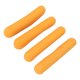 thumbnail image 1 of Almohadillas para las axilas de muleta, 4 Uds., evitan resbalones, repuesto suave de TPR, cojín para axila, color naranja, 1 of 12