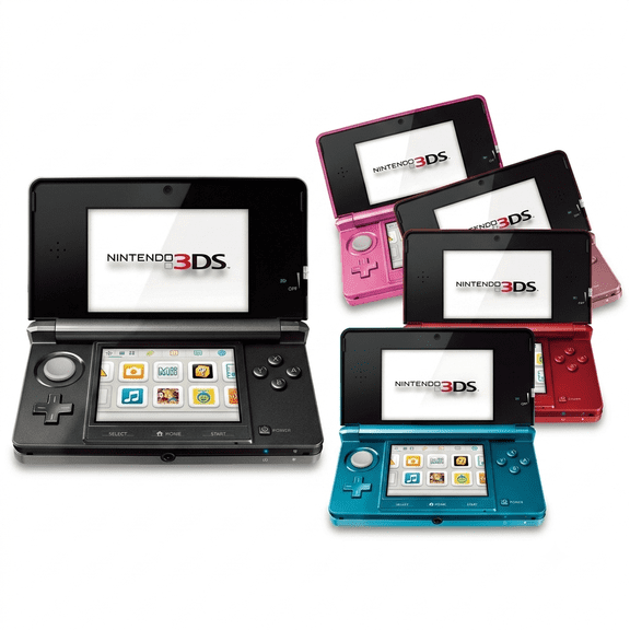 Restored Nintendo 3DS Game Console, Random Color