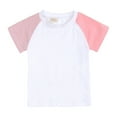 thumbnail image 4 of Kids Summer Outfits Solid Short Sleeve T-Shirt Tops + Shorts Girls 2 Piece Outfits Set 3-4 Years Girl Outfit Cute&nbsp;Girl&nbsp;Clothing, 4 of 5