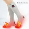 thumbnail image 4 of Dream Lifestyle Heated Socks 3 Temperatures Adjustment Keep Warm USB Rechargeable Winter Long Electric Heating Socks for Daily Use, 4 of 8