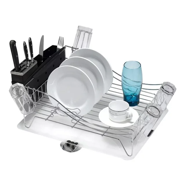 Escurridor Trastes Platos Fregadero Acero Inoxidable Moderno EKE Life Home EKE04